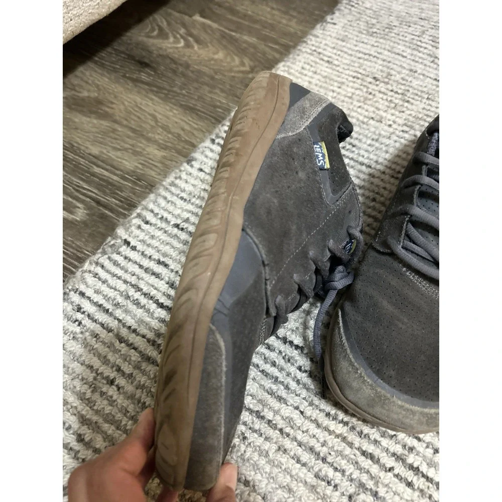 Lems Primal Zen Suede Men's 12 Women's 13.5 Graphite Barefoot Minimalist Sneaker